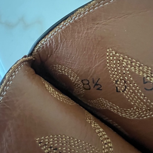 Two pair of Lucchese Ostrich skin boots.  PRICING IS PER PAIR. - Picture 8 of 10